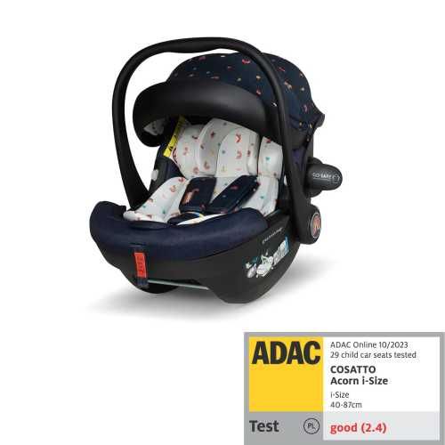 Nosidełko fotelik + baza OBROTOWA! ADAC!