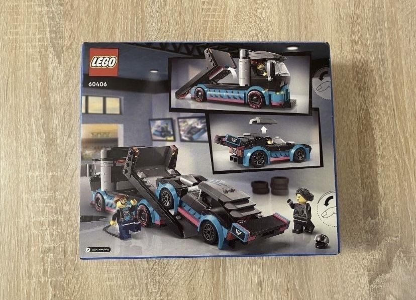 Nowe Lego City - Samochód wyścigowy i laweta 60406