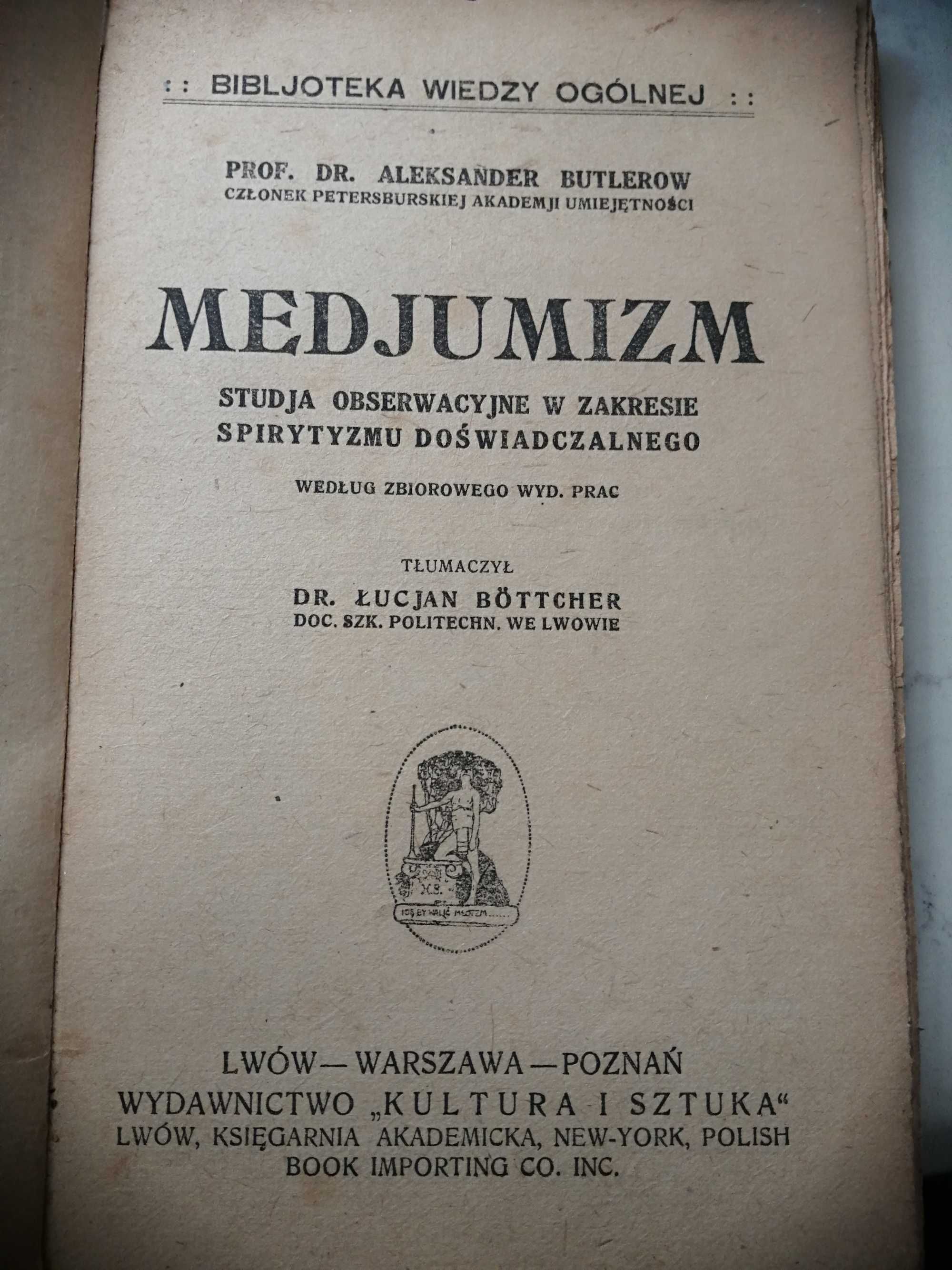 Medium duchy spirytyzm Medjumizm Lwów Warszawa 1875r