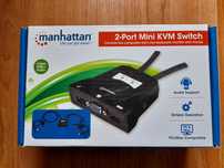 Przełącznik KVM Manhattan 2-Port Mini KVM switch