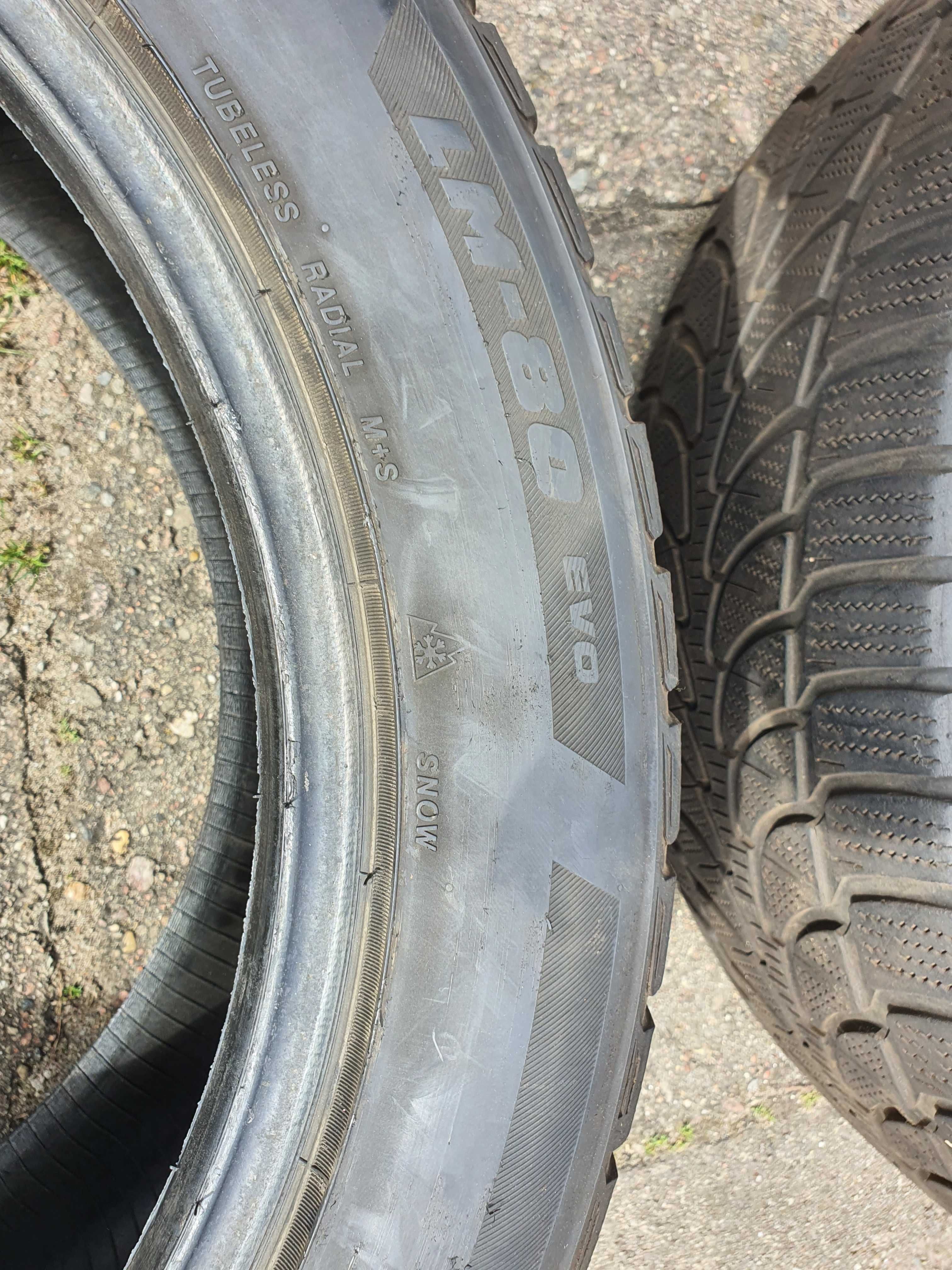 Opony BRIDGESTONE BLIZZAK LM-80 265/50R20 107V zimowe doskonałe 2szt
