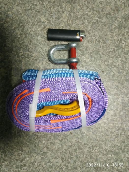 Трос буксировочный (Ремень) для всех видов автотранспорта в НАЛИЧИИ!!!