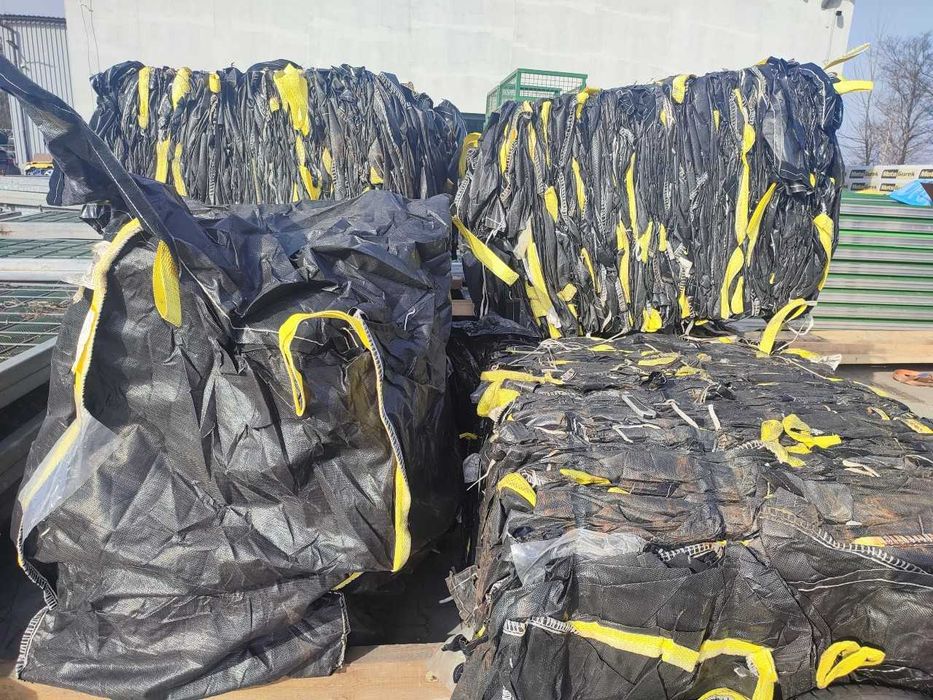 Worki BIGBAG BIG BAG z klapą na rzep po artykułach spożywczych