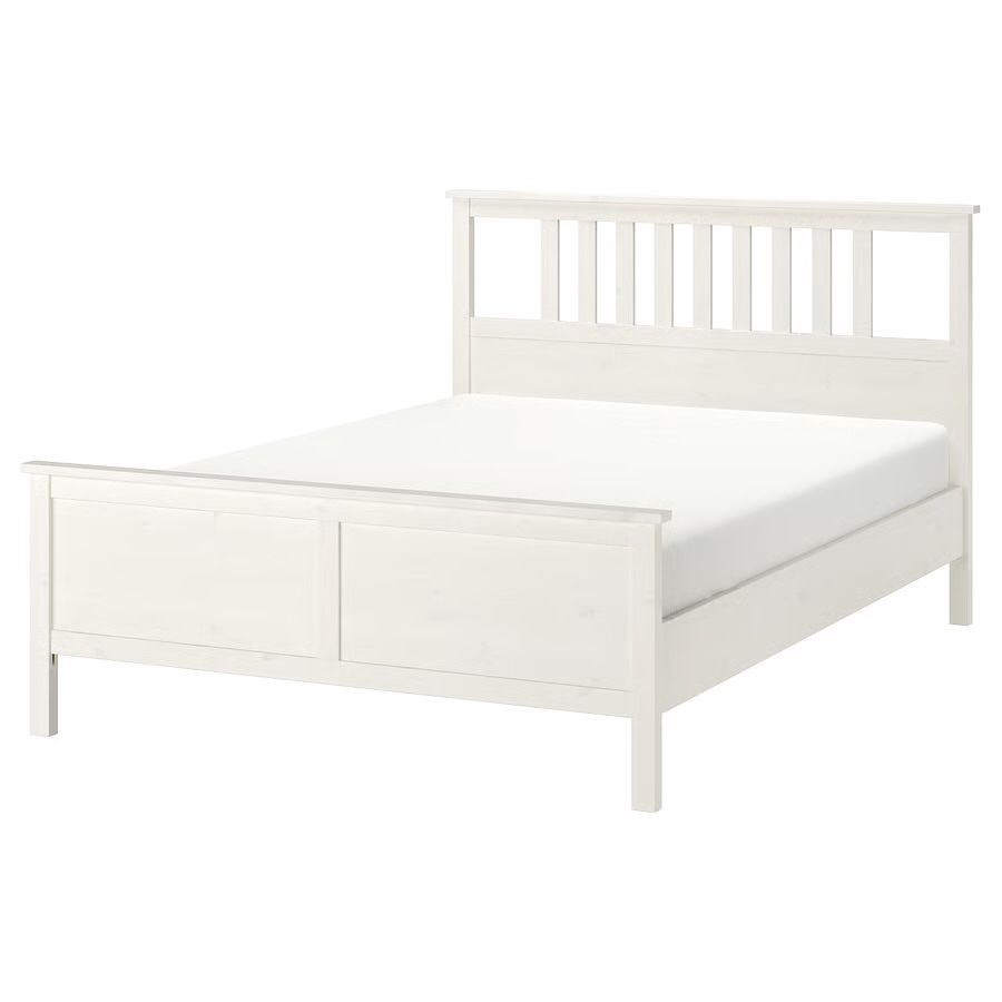 Łóżko HEMNES 160x200cm + szuflady pod łóżko + dno łóżka LÖNSET