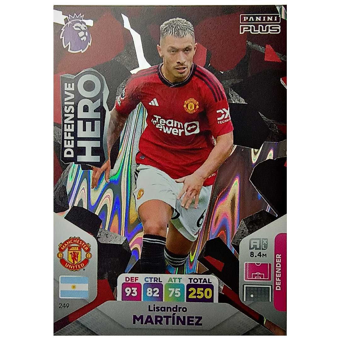 Karta Panini 249 Premier League 2024 Plus Martinez Defensive Hero