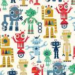 Oportunidade: Tecido 100% algodão a 6€/m - Robots
