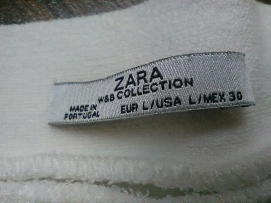 ZARA 38/M 40/L biała spódniczka / spódnica