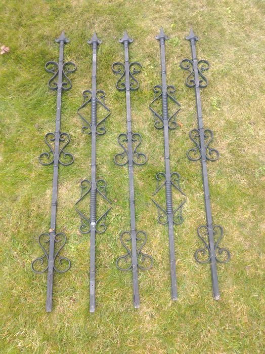 używane tralki ogrodzeniowe metal / tworzywo działka, kojec, 20 metrów