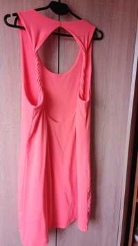 Sukienka ołowkowa Neon pomarańcz L/ XL