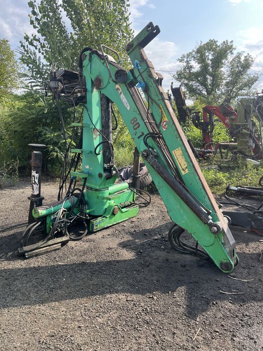 Лісовий кран маніпулятор Essel 80z грейфер loglift palfinger epsilon