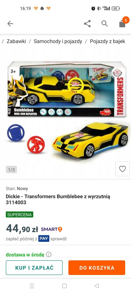 Transformers zestaw