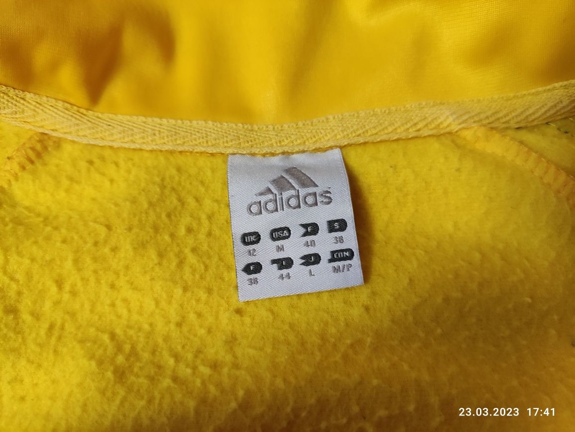 Подростковая мастерка Adidas жёлтая