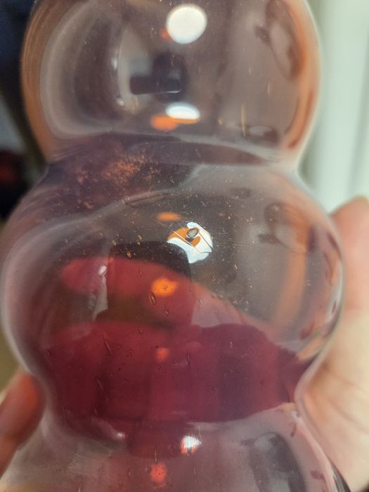 Bałwanek szkło PRL Krawczyka Horbowy Huta Sudety