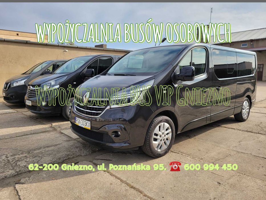 Wypożyczalnia, Wynajem Busów 7, 8, 9 Osobowych
