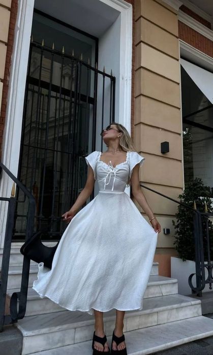 Платье из муслина с-м