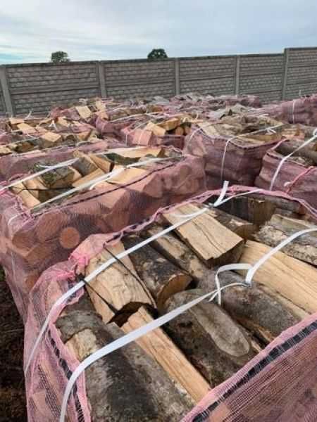 Drewno opałowe kominkowe bukowe mieszane na palecie