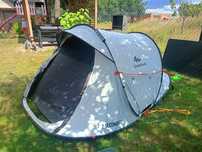Namiot kempingowy Quechua 2 Seconds Fresh&Black 2-osobowy