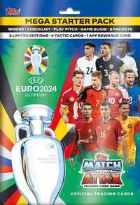 Karty Piłkarskie Euro 2024 Topps Match Attax MEGA STARTER PACK