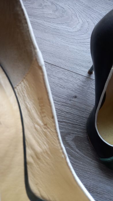 Туфлі шкіряні 36р темно зелені