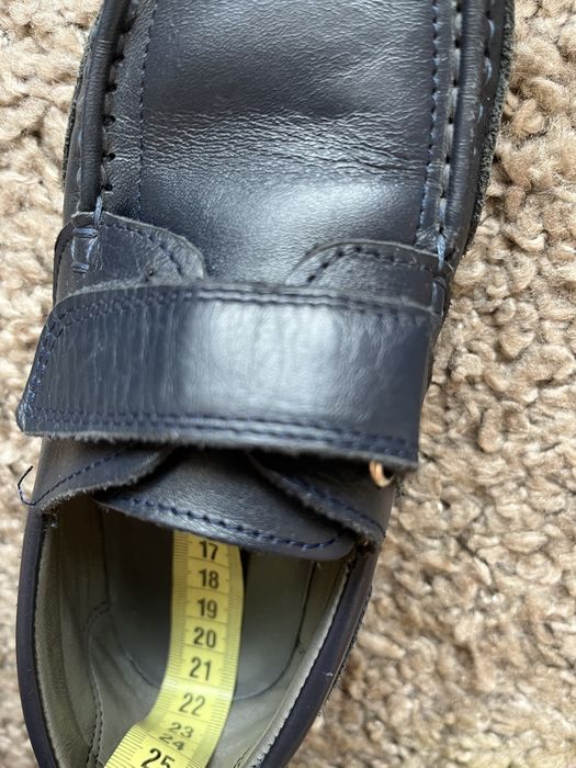 Шкіряні шкільні туфлі мокасини для хлопчика 32