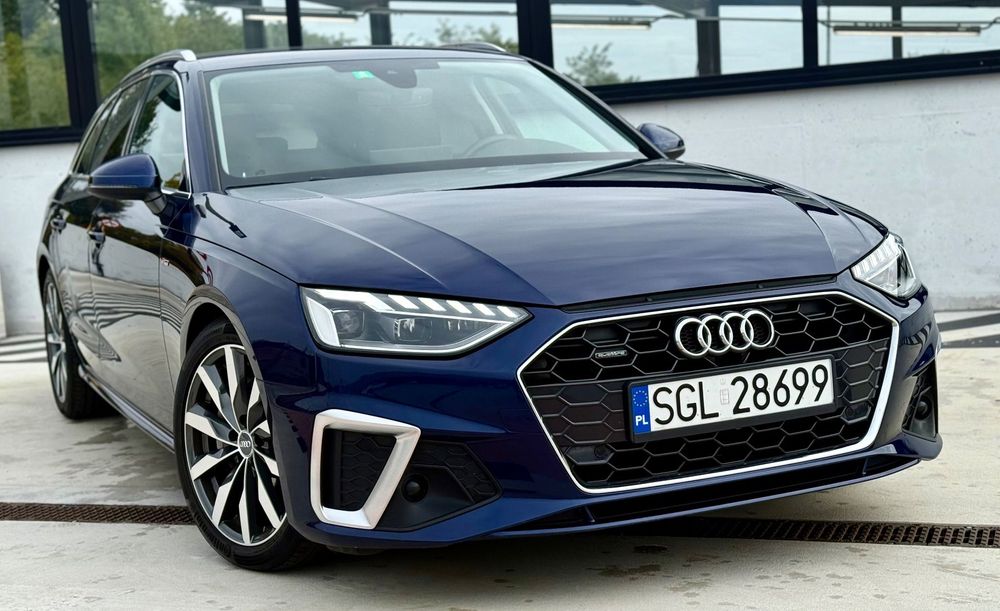 Audi A4 Avant Quattro*204HP*2021r*S-Line*Matrix*Virtual*Kamery*PięknaKonfiguracja