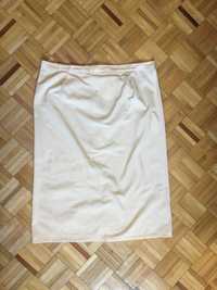 Wąska spódnica w kolorze kremowym roz. XXL 44