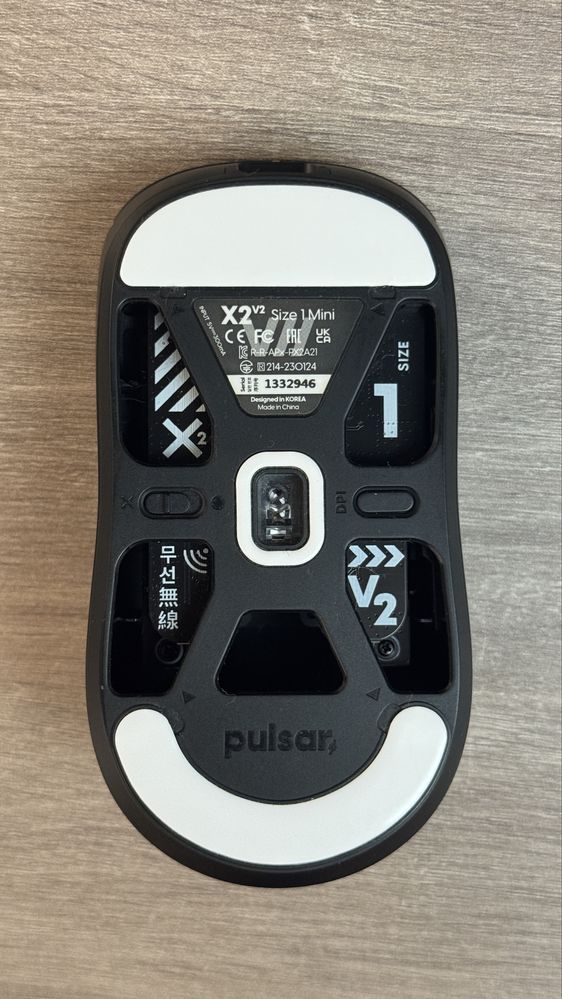 Rato Pulsar x2 v2 mini c/ dongle 4k