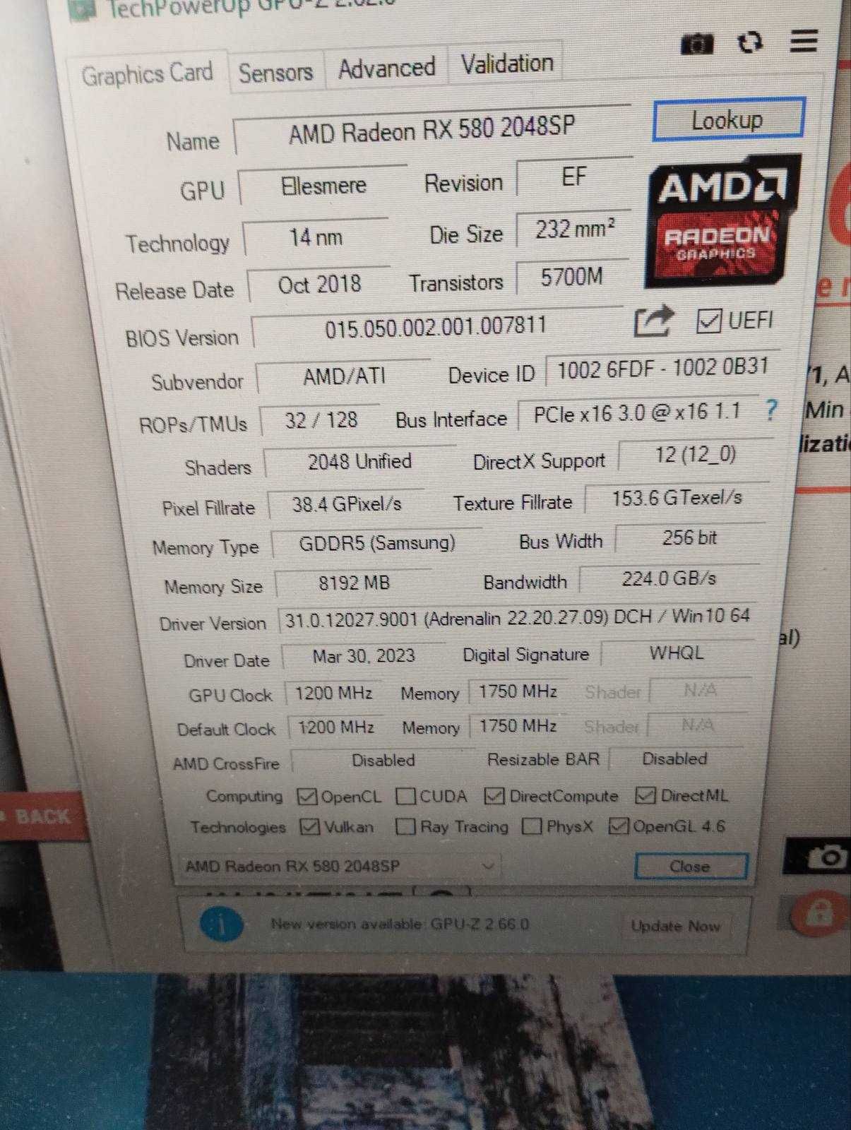 amd radeon rx 580 8 gb ddr5
