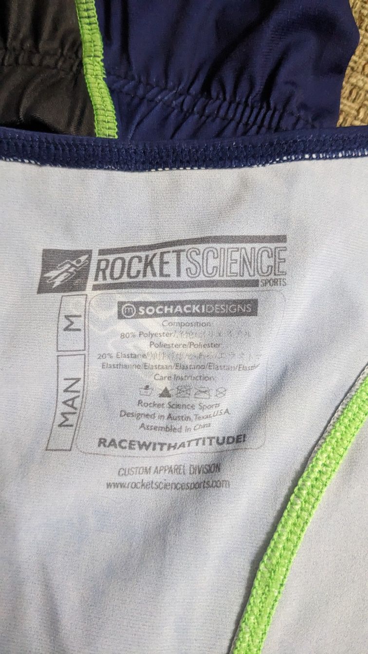 Велокостюм, костюм для плавання, костюм для тріатлона Rocket Science