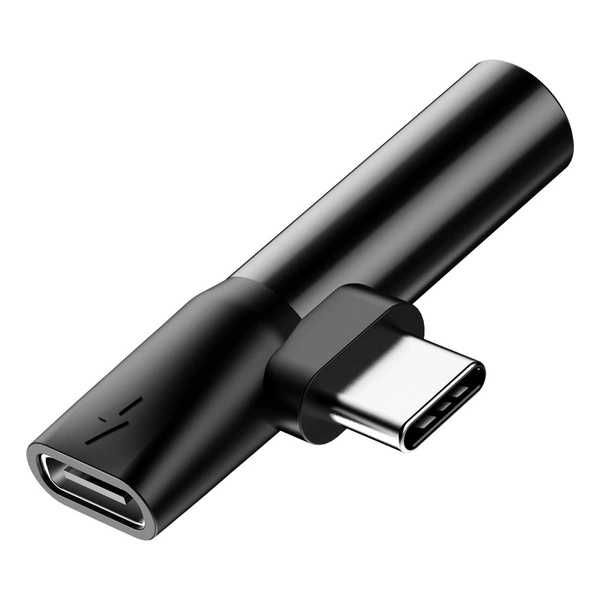 Baseus Audio Converter  USB-C na port USB-C gniazdo słuchawkowe 3,5 mm