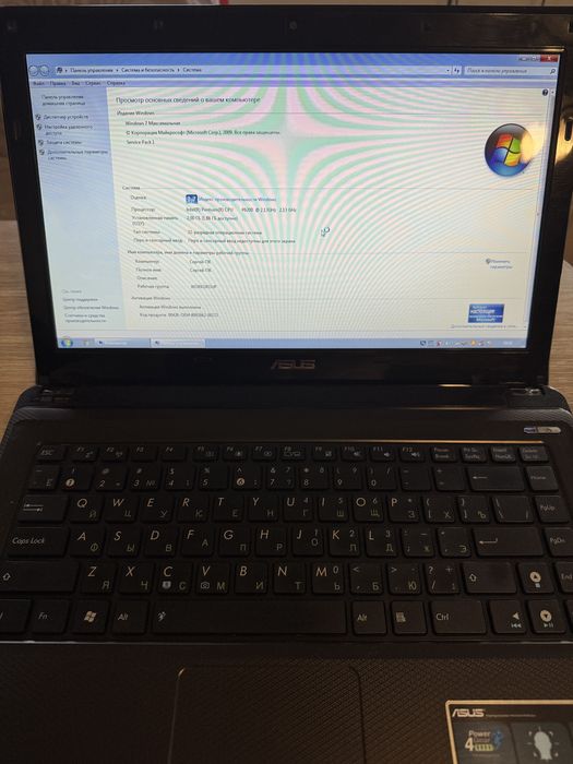 Asus K42F (2Gb RAM\Dual core P6200 2,2Ghz\320Gb HDD) Состояние супер!