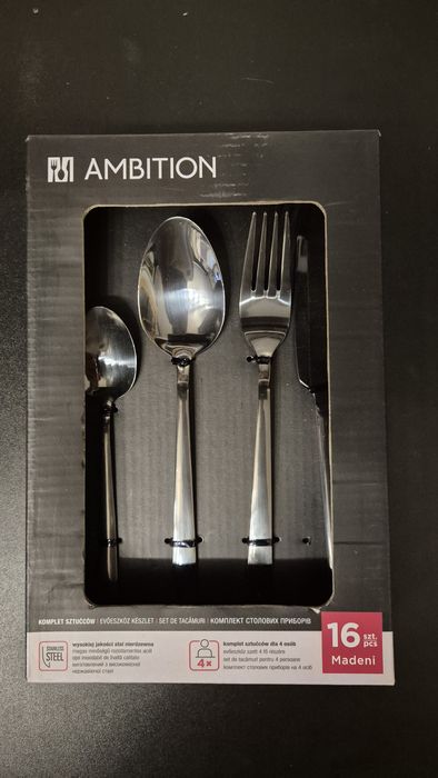 Zestaw sztućców Ambition Madeni 16 elementów