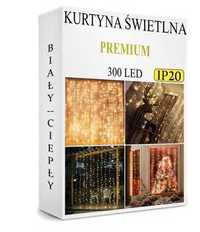 Kurtyna świetlna girlanda 300 LED 3x3m DOLLO CHRISTMAS biały/ciepły