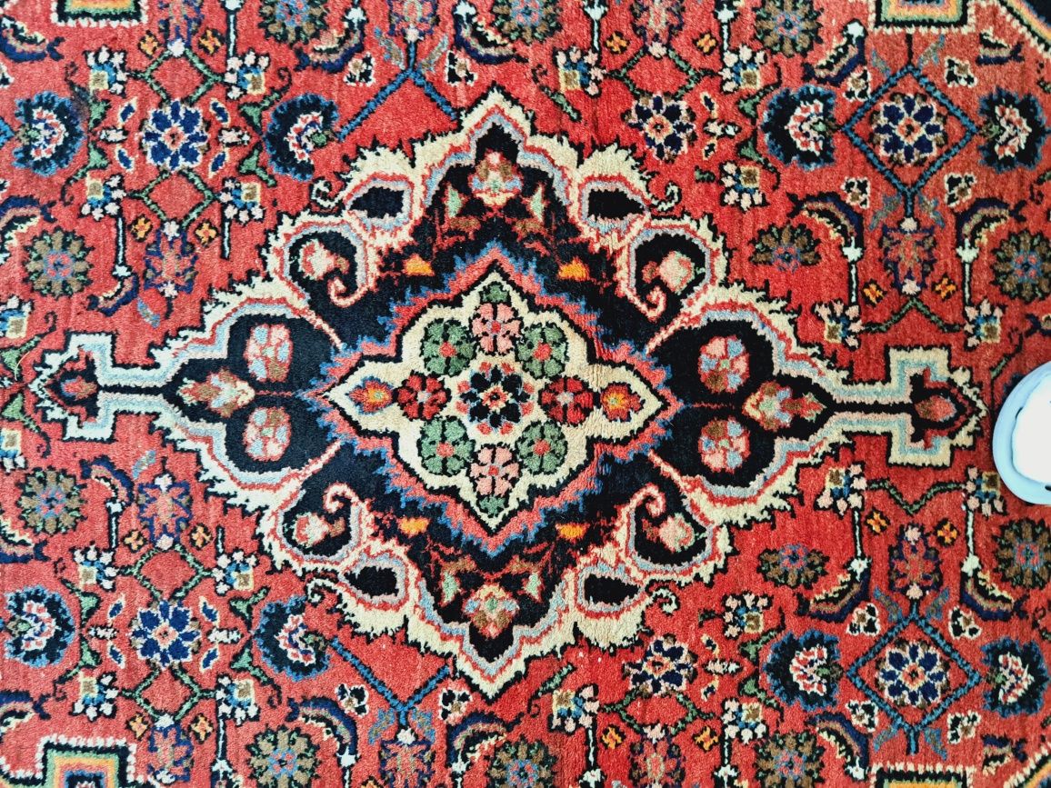 Irański ręcznie tkany wełniany dywan Meshed 140x213cm nr 1469