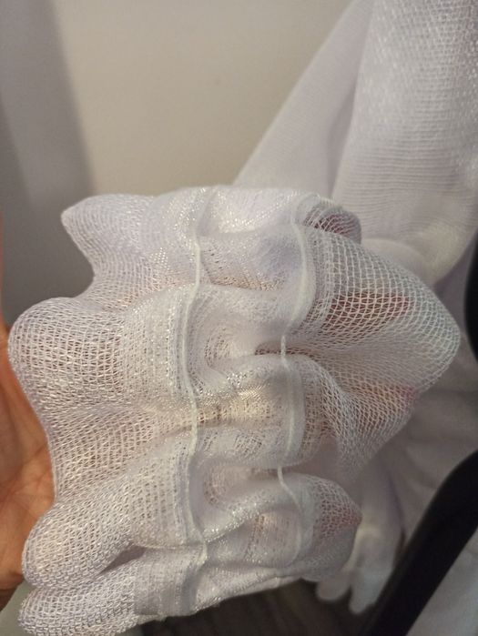 Firanki śnieżnobiałe szyte na wymiar