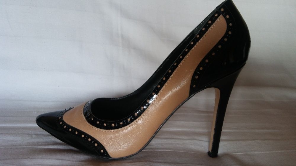 Dune london czółenka roz.41, dł.wkł.26 cm- skóra- stan bdb