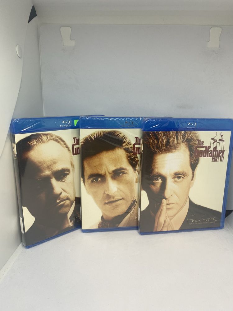 Filmy DVD The Godfather Ojciec Chrzestny Nowe 3 części pudełkowa