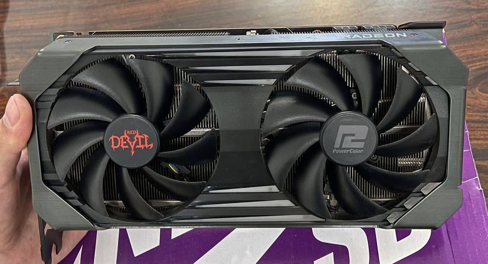 Відеокарта AMD Radeon RX 6600 ХТ 8 ГБ Red Devil. GDDR6