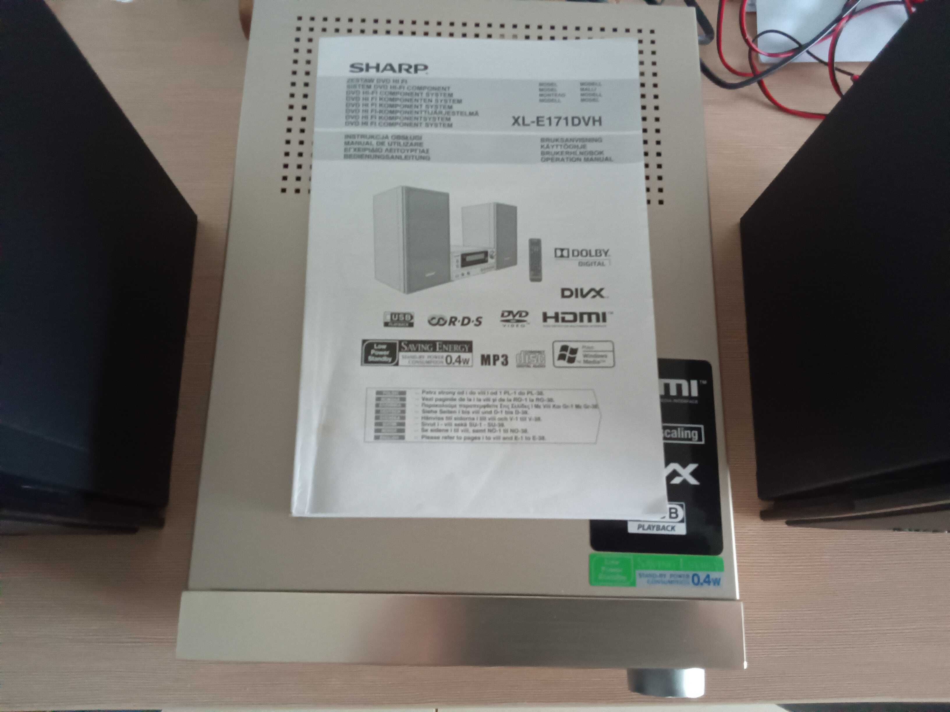 Zestaw CD/DVD Hi Fi SHARP, Radio FM