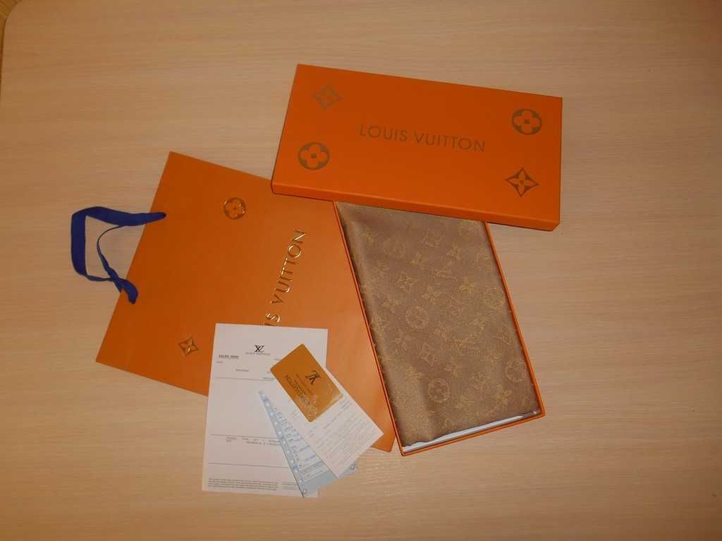 Louis Vuitton Chusta Szalik, Szal apaszka damski kasmirowa 0355