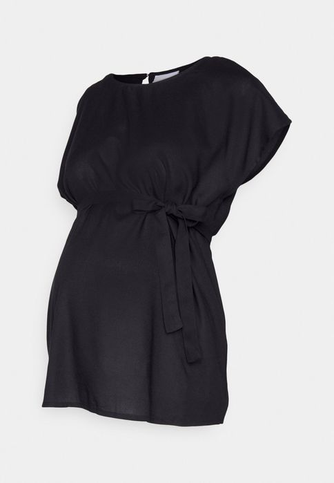 Bluzka ciążowa z wiskozy czarna Mamalicious XL