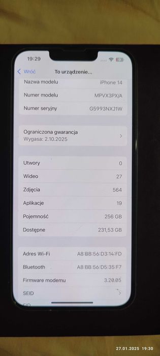 iPhone 14 praktycznie jak nowy ogłoszenie grzecznościowe