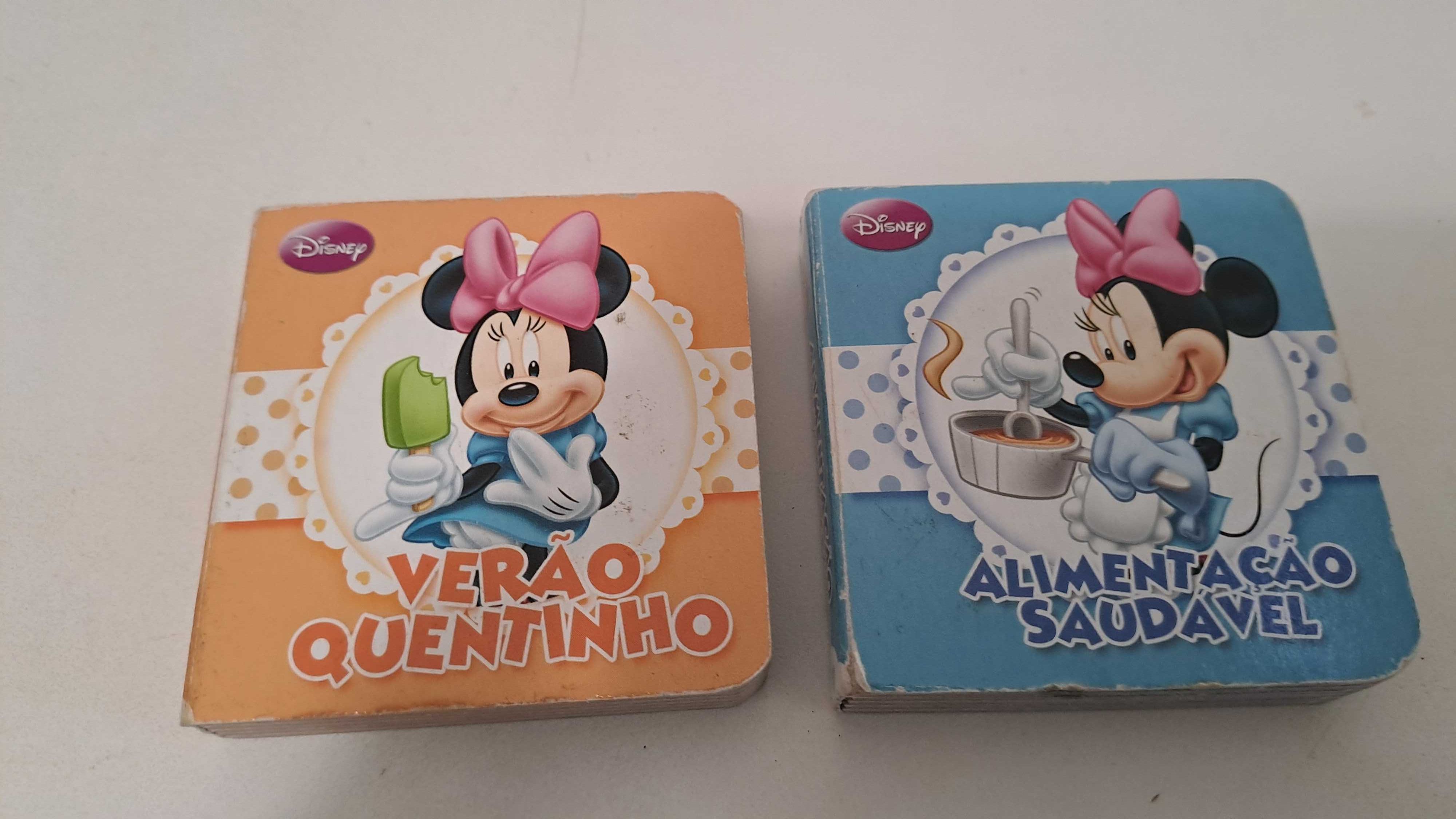 2 Livros Disney "Verão Quentinho" e "Alimentação Saudável" Novos