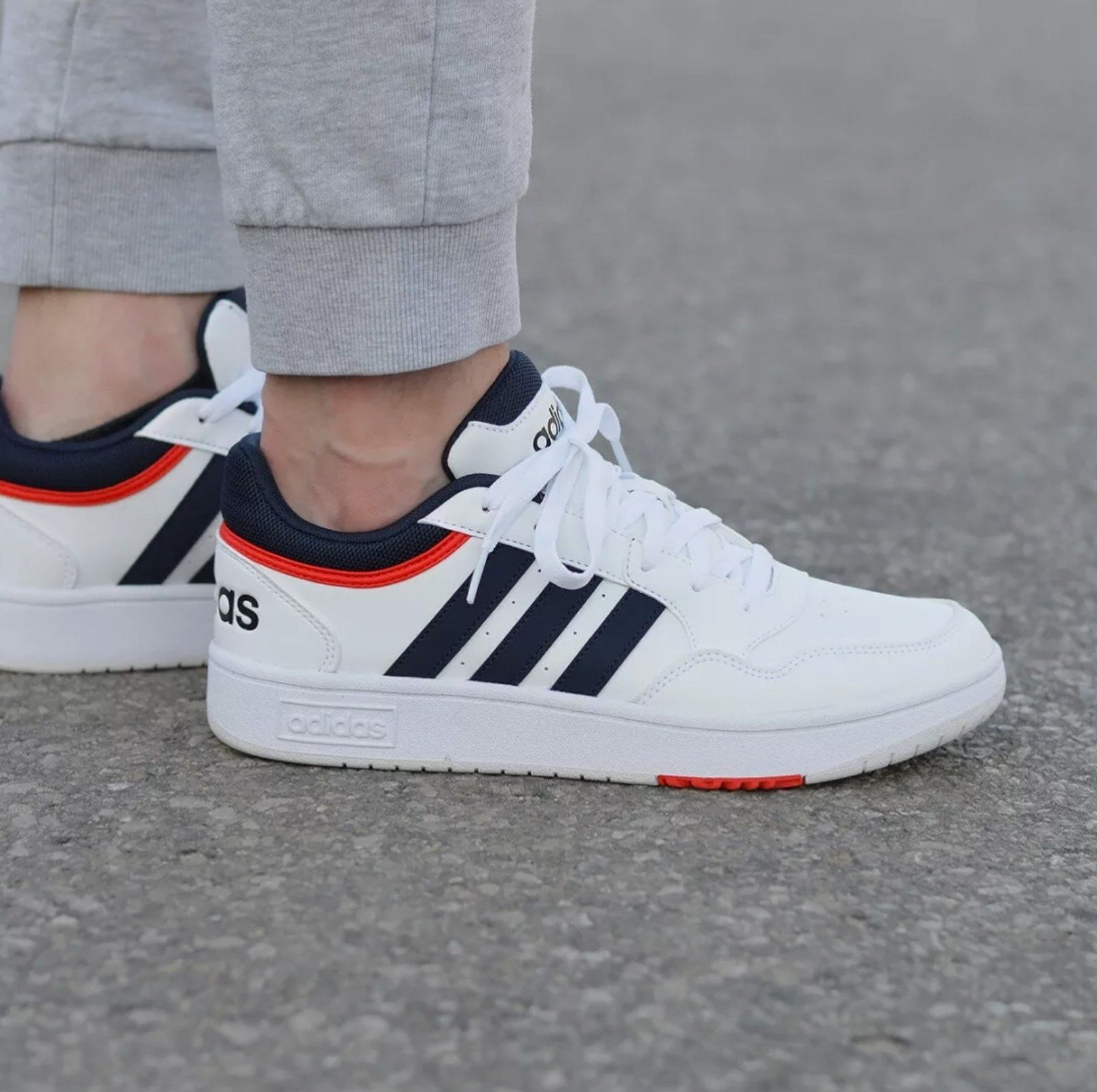 Чоловічі Снікерcи Adidas Hoops 3.0 Classic Vintage(Оригінал)41-26см.