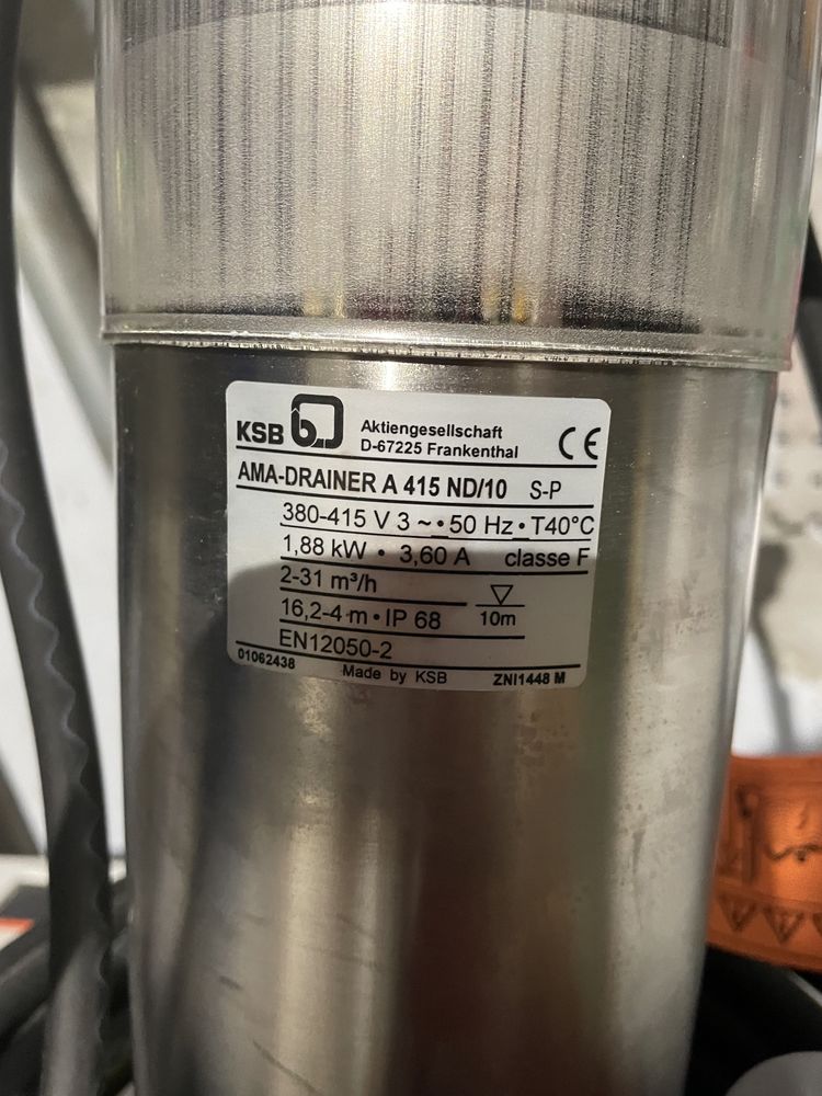 Pompa zanurzeniowa Ama-Drainer A 415 ND/10 pompa głębinowa