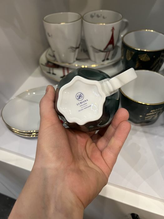 Zestaw Lubiana święta porcelana skrzaty stone age boże narodzenie