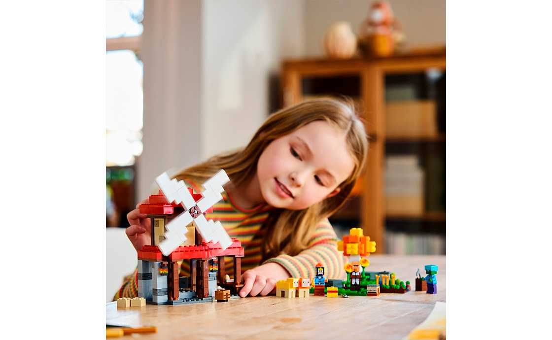 Lego Minecraft 21262 Ферма с ветряной мельницей. В наличии