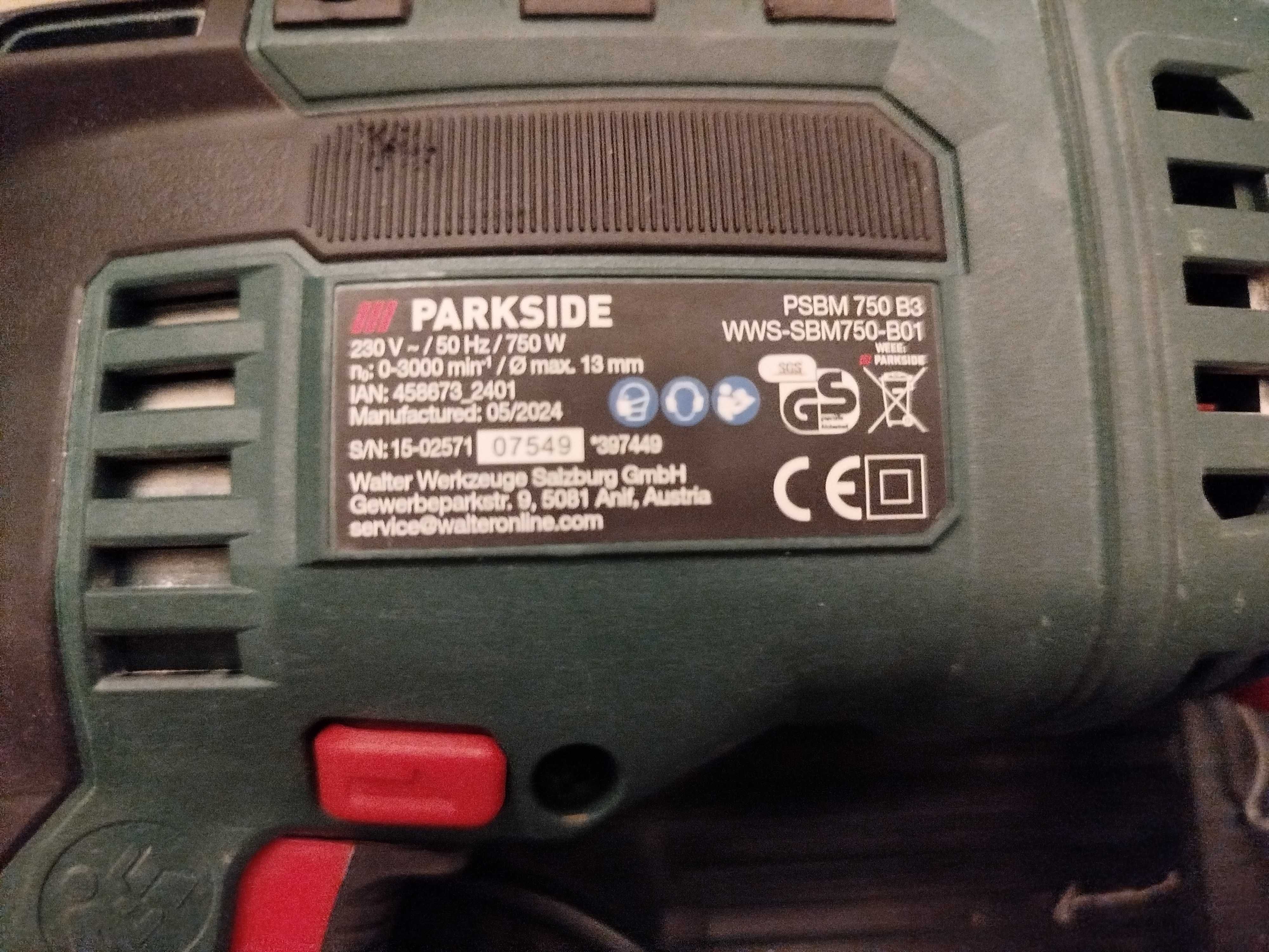 Wiertarka parkside PSBM 750 B3