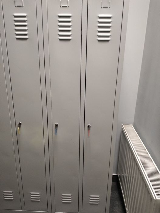 Szafka metalowa pracownicza bhp, podwójna