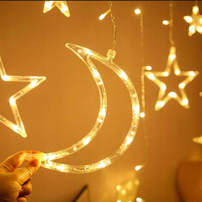 Kurtyna świąteczna Led girlanda, Różne rodzaje piękne lampki choinkowe